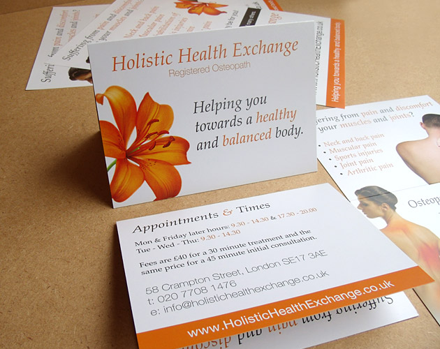 Holistic Health Exchange - Printed Marketing