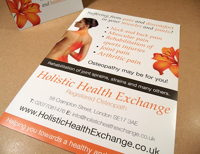 Holistic Health Exchange - A4 Flyer