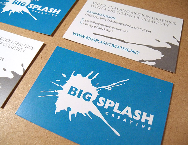 Big Splash Creative - Business Card Design