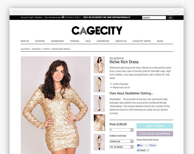 Cagecity - Details Page
