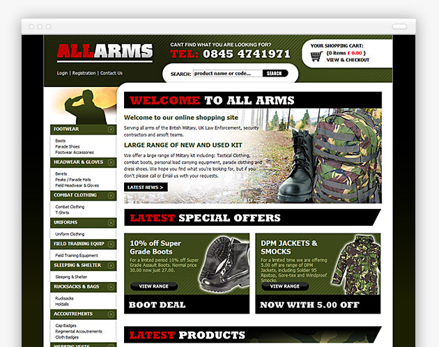 All Arms - Military and RAF Online Store