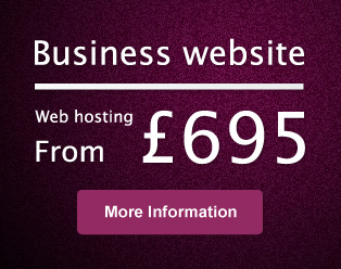Small business website prices from only £695