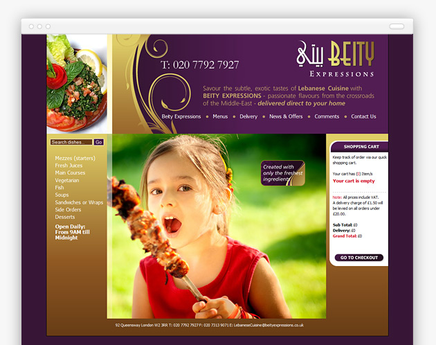 Beity Expressions - Online Restaurant