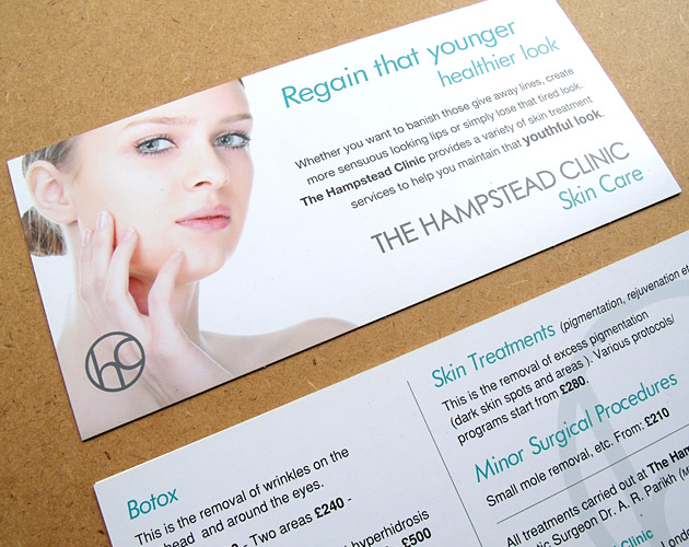 The Hampstead Clinic - Postcard Marketing