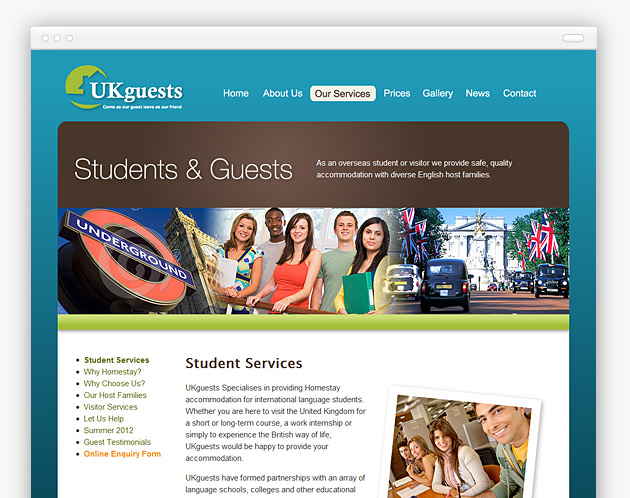 UKguests - Inside page