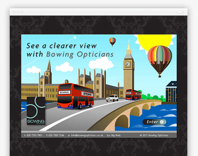 Bowing Opticians - Opticians Website