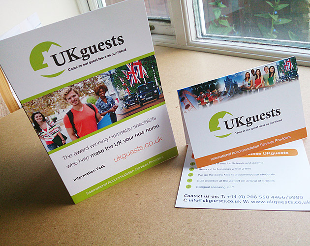 UKguests - A5 Business Folder