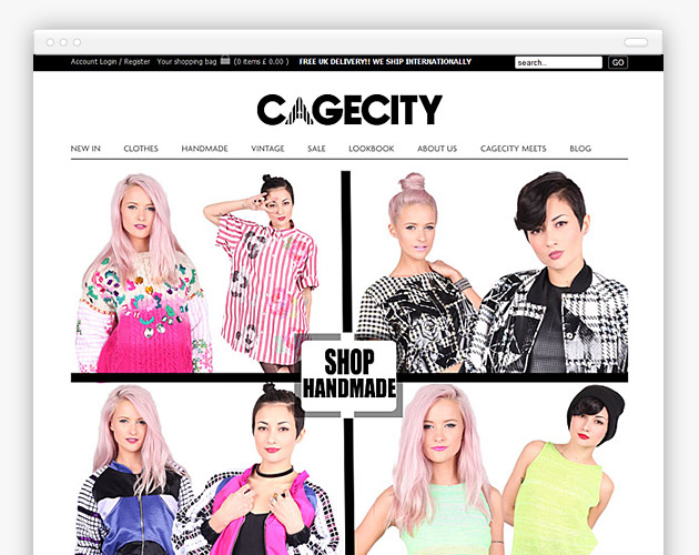 Cagecity - Ecommerce Website