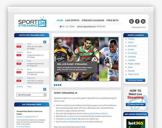 Watch Live Sports Online FREE