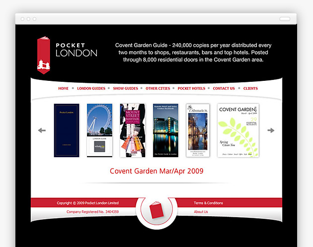 Pocket London - Website