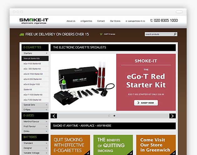 Smoke-IT - Ecommerce Storefront