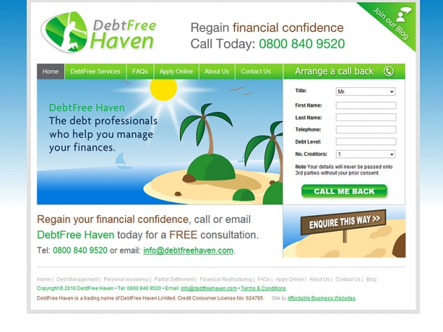 New DebtFree Haven Website Launched