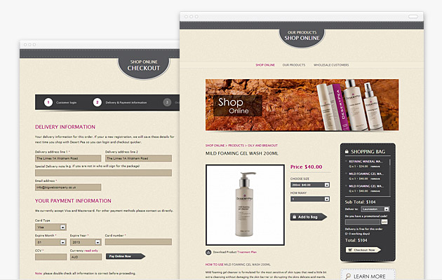 DesertPea ecommerce store example