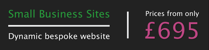 Content managed websites from £695