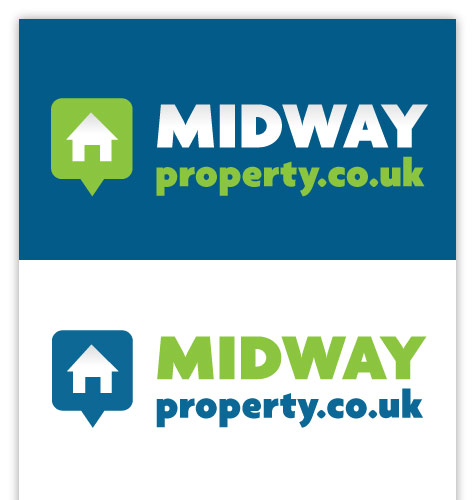 Midway property brand identity design